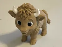 Fun Little Baby Bison