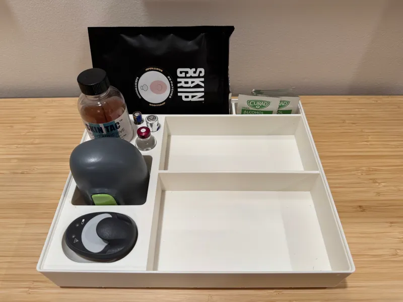 DiaVault: Medtronic Prep Tray (Guardian Sensors)