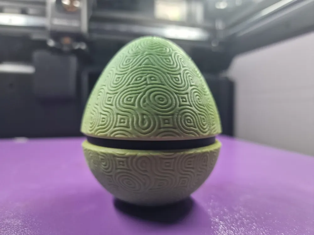 Pokeball Easter Egg Patterned 1 - Free 3D Print Model - MakerWorld