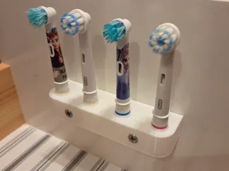 Electric toothbrush head holder