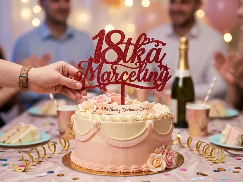 topper cake 18 lat Marcelina