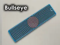Bullseye Pattern Flush Bookmark