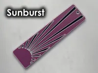 Sunburst Design Flush Bookmark