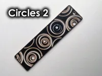 Circle Design 2 Flush Bookmark