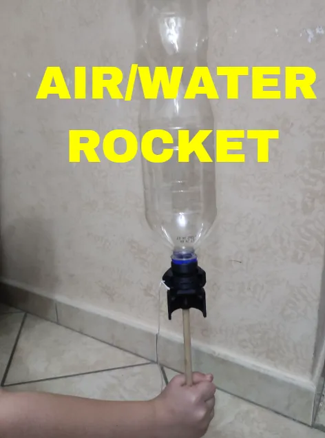 Water/compressed air rocket