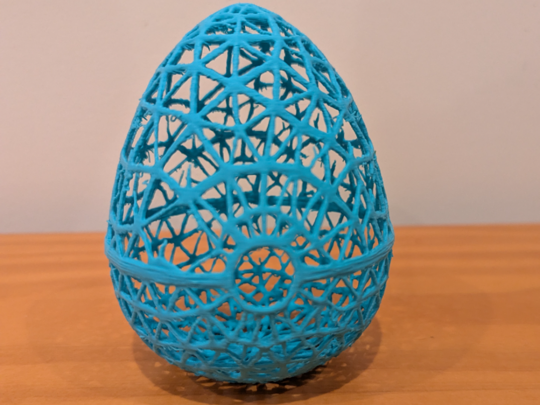 Openwork Lattice Easter Egg | Holiday Decor