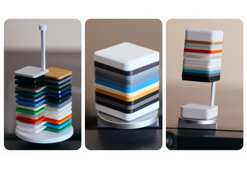 Filament Swatch Vertical Holders (4 versions)