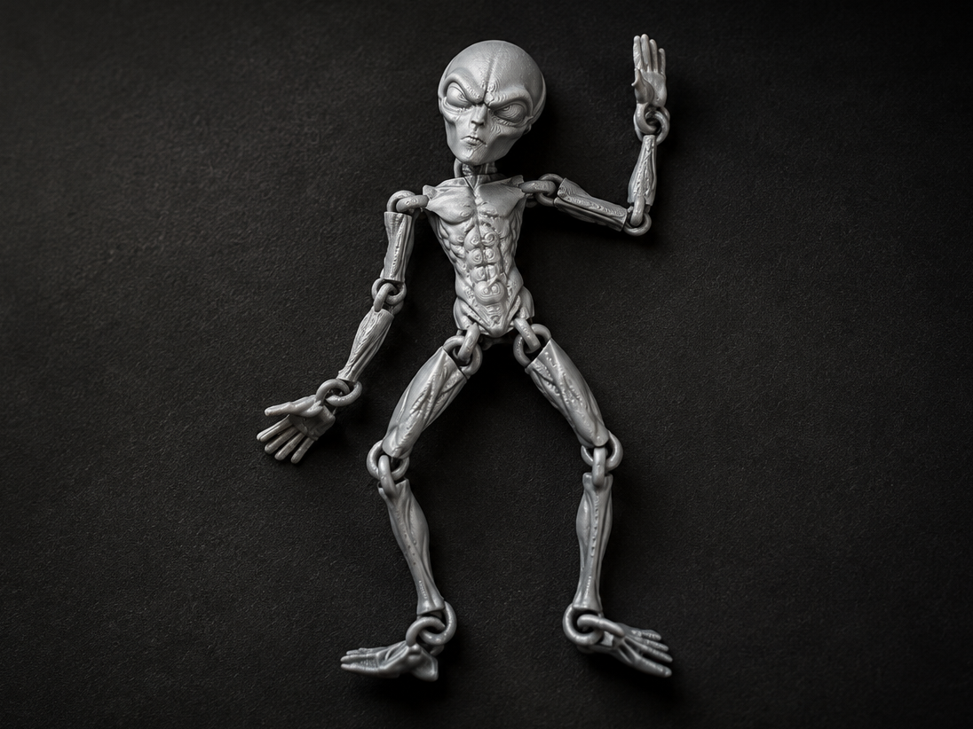 Flexi alien. Fast and easy print - 1