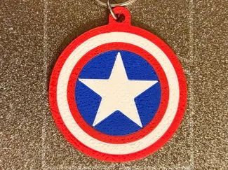 Captain America Keychain