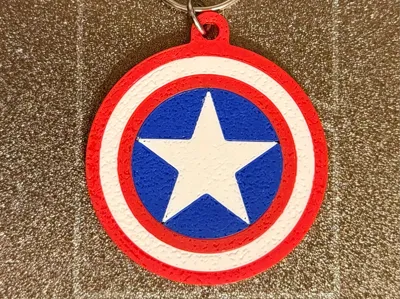 Captain America Keychain