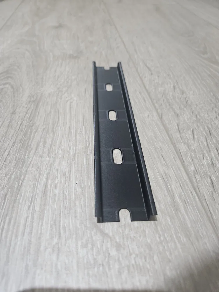 DIN Rail TS35 × 7.5 mm – (EN 60715 Profile) - Free 3D Print Model ...