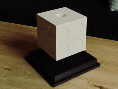 SQUARE REAL DICE TOWER 