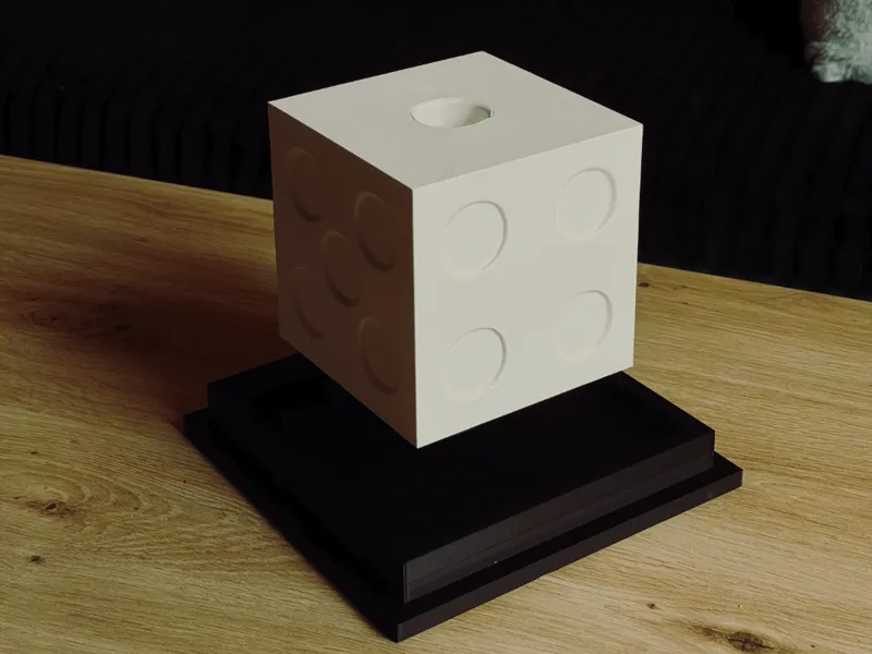 SQUARE REAL DICE TOWER 