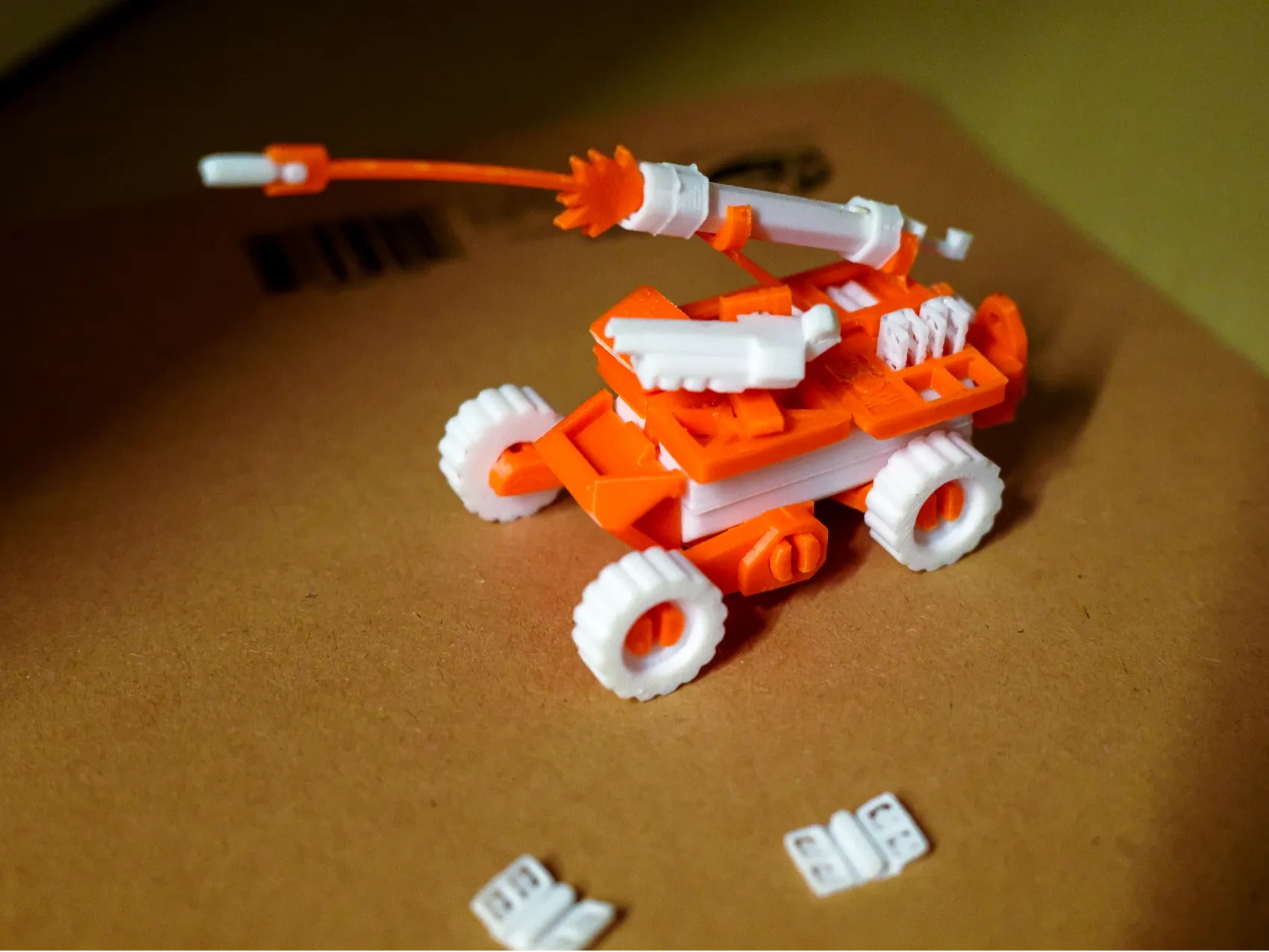 Miniatura 2 do modelo 3D 轻型迫击炮无人车_A15
