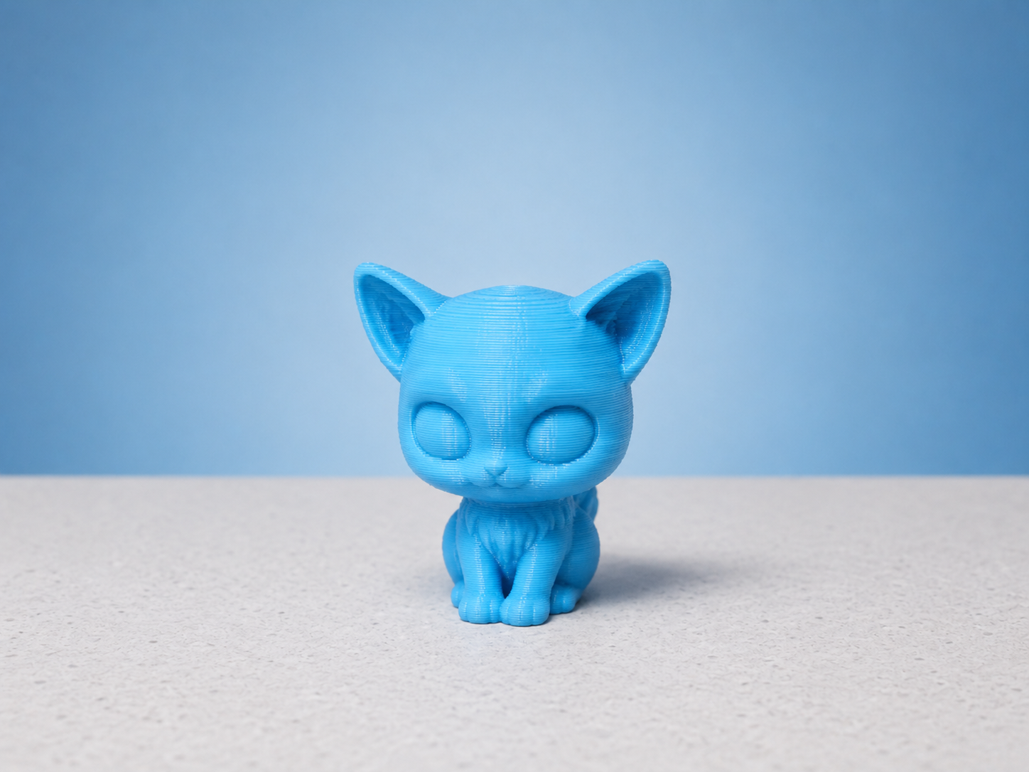Miniatura 4 do modelo 3D Kitten Figurine