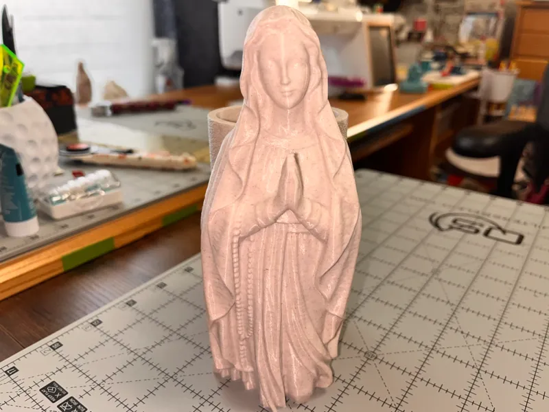 Virgin Mary with Vase