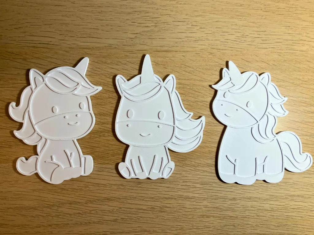 Cute Unicorns Coloring Set view 3