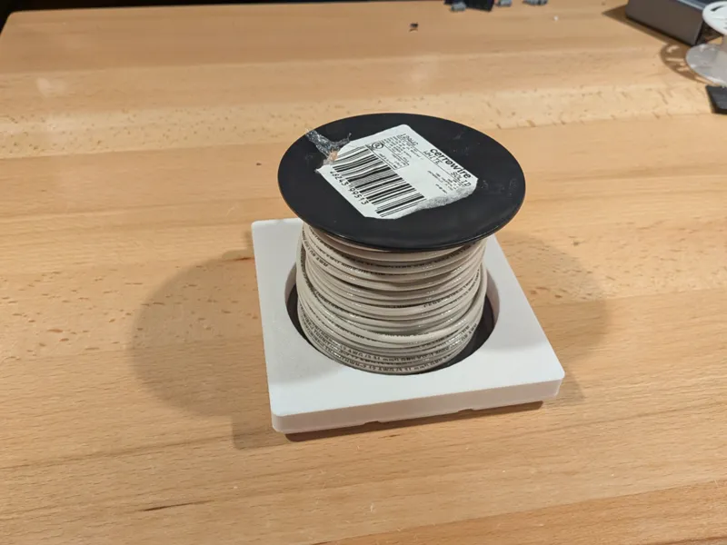 Wire Spool Gridfinity holder