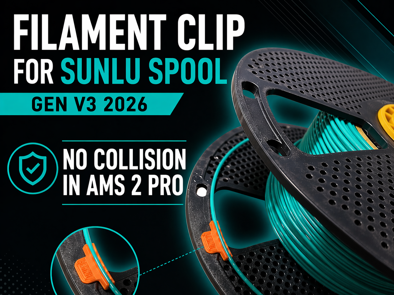 SUNLU Filament Clip (V3 2026) for AMS 2 Pro