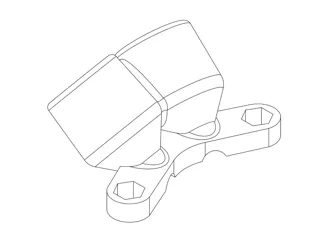 ImpulseRC APEX EVO DJI O4 dual antenna mount