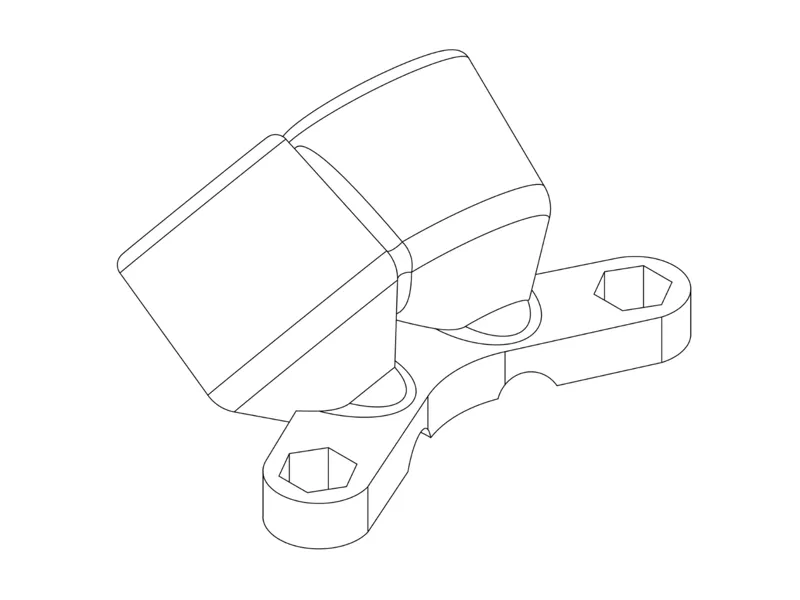 ImpulseRC APEX EVO DJI O4 dual antenna mount