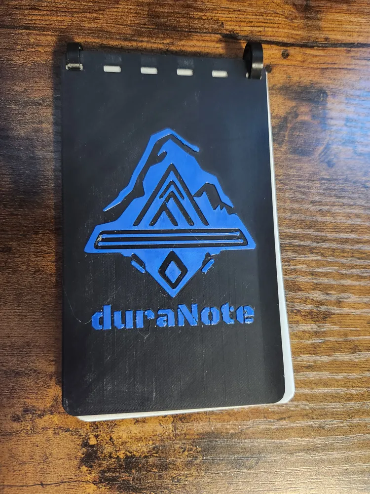 duraNote - Fully 3D Printed Rugged Notepad - Free 3D Print Model ...