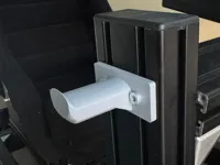 Support casque pour profilé alu 40x80 — photo 2