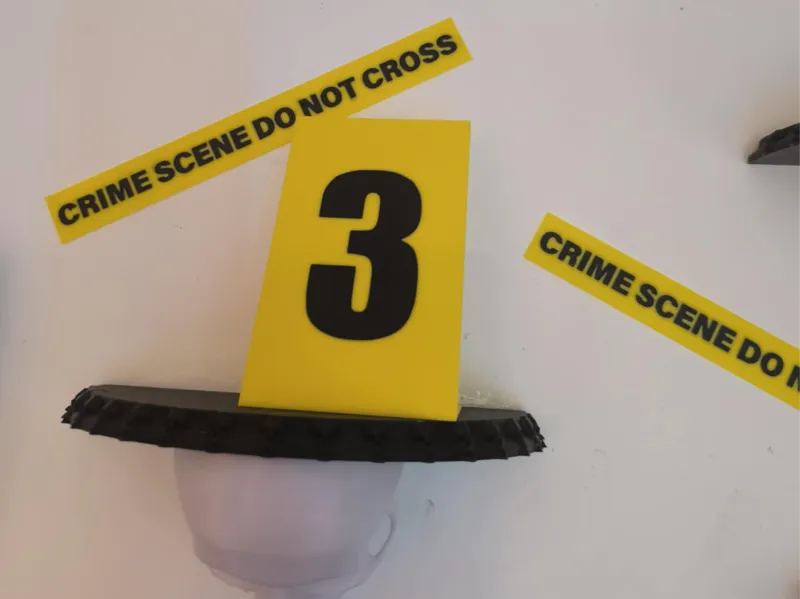 Crime scene ruban