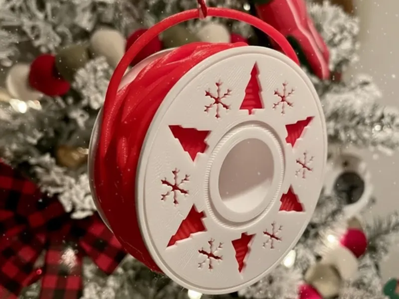 TANGLED SPOOL ORNAMENT (NO AMS) 