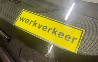 Werkverkeer bord