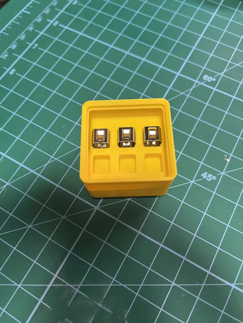 Storage solution Gridfinity P1 X1 hotend bracket