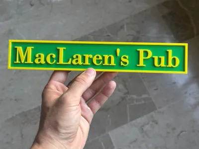 MacLaren's Pub Sign | How I Met Your Mother Decor
