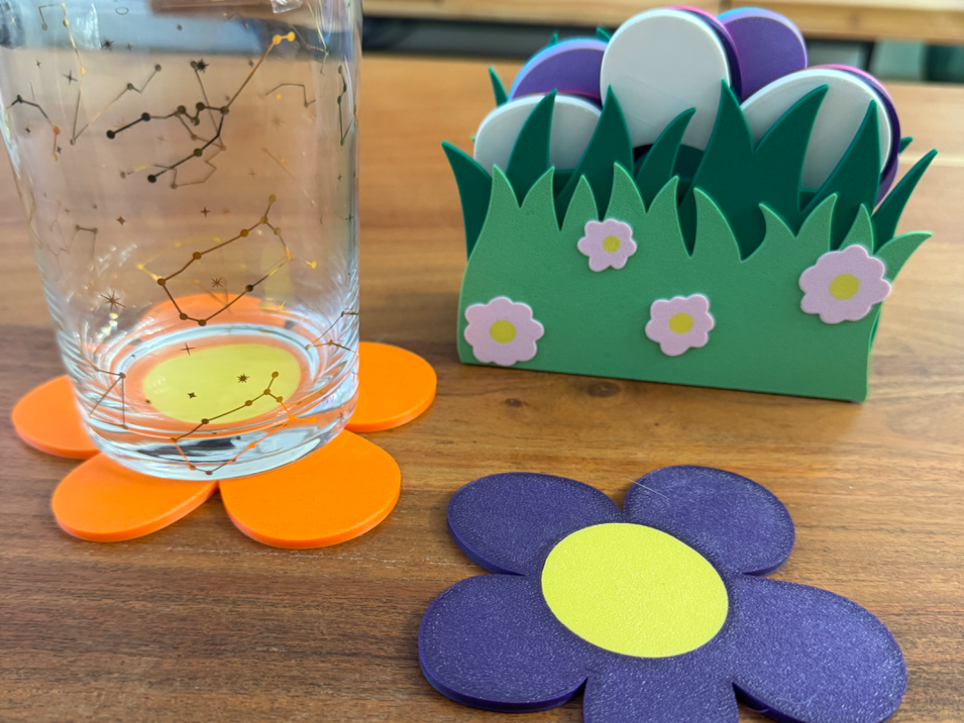 Posavasos "Jardín de Primavera" (No AMS Required!)