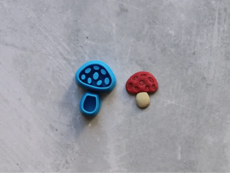 Mushroom Polymer Clay Cutter