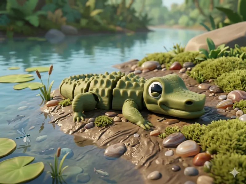 Crocodile Articulated