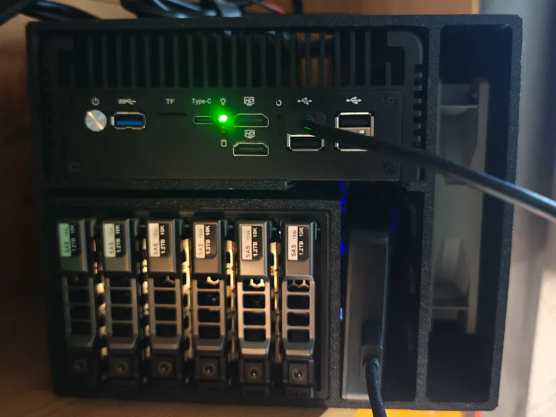 畅网n100小主机改nas机箱