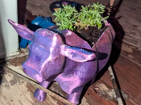 Moo-tiful Cow Flowerpot