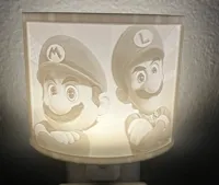 Veilleuse lithophane Mario & Luigi — photo 2