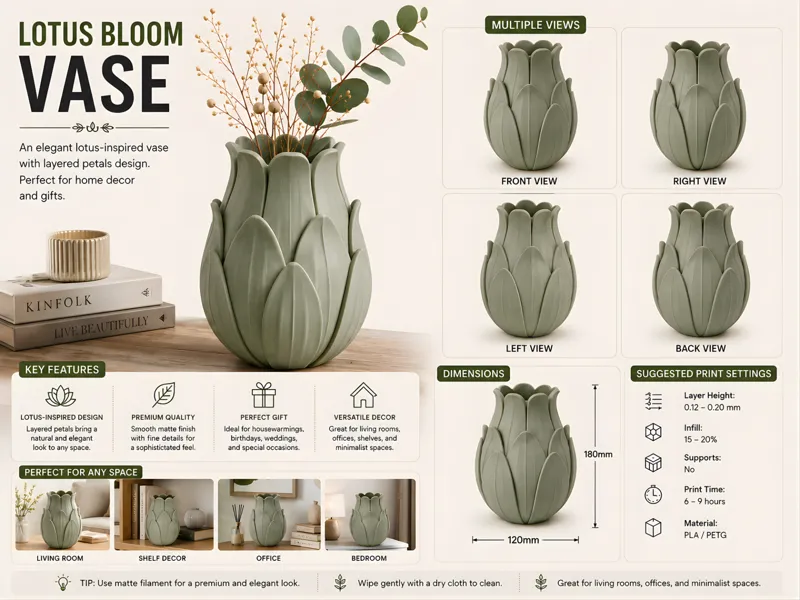 Lotus Vase