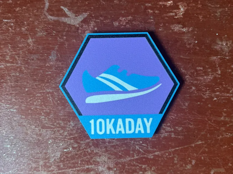 Garmin Badge 10k steps a day