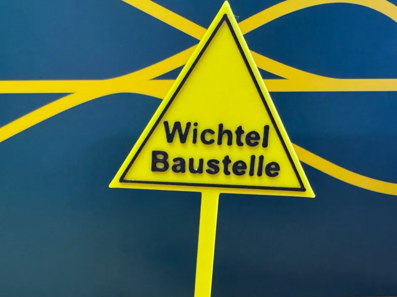 Wichtel Baustellenschild
