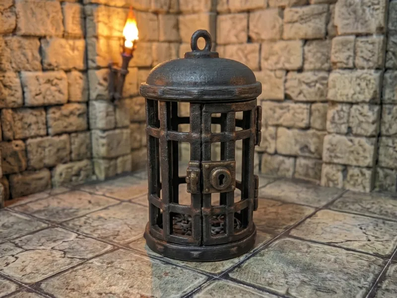 DnD Human Cage miniature
