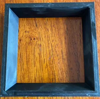 130mm square bowl mould with 3x3 imprint patten