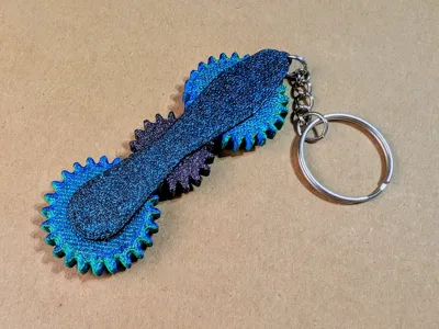 Gears keychain