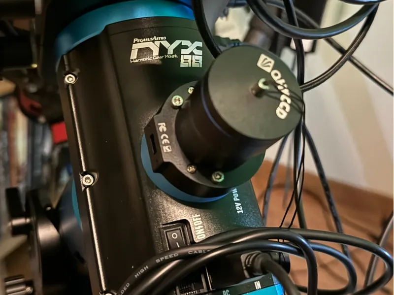 Pegasus Astro NYX88 QHYCCD Polemaster Adapter