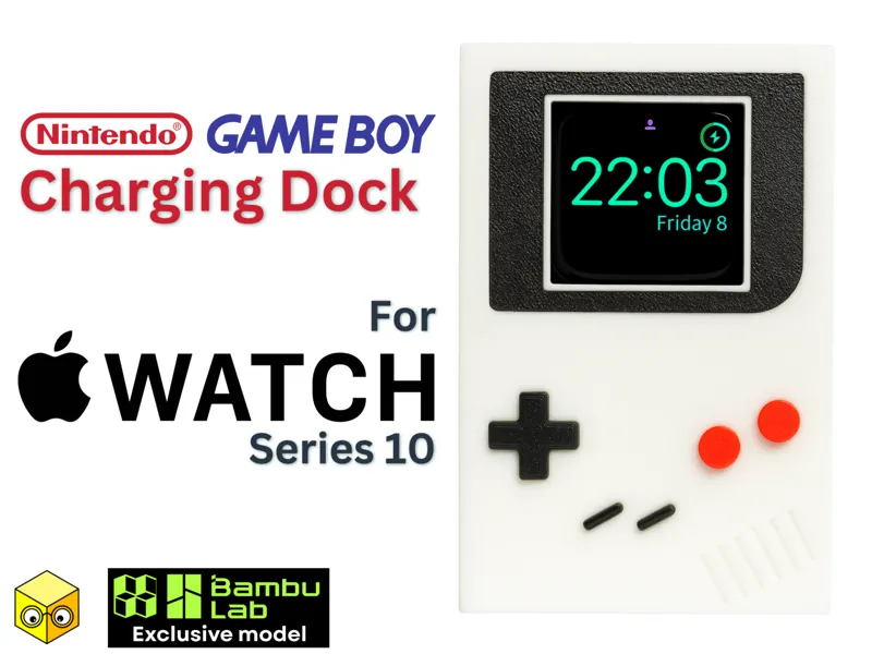 Apple Watch Nintendo Gameboy Dock No AMS 70g 