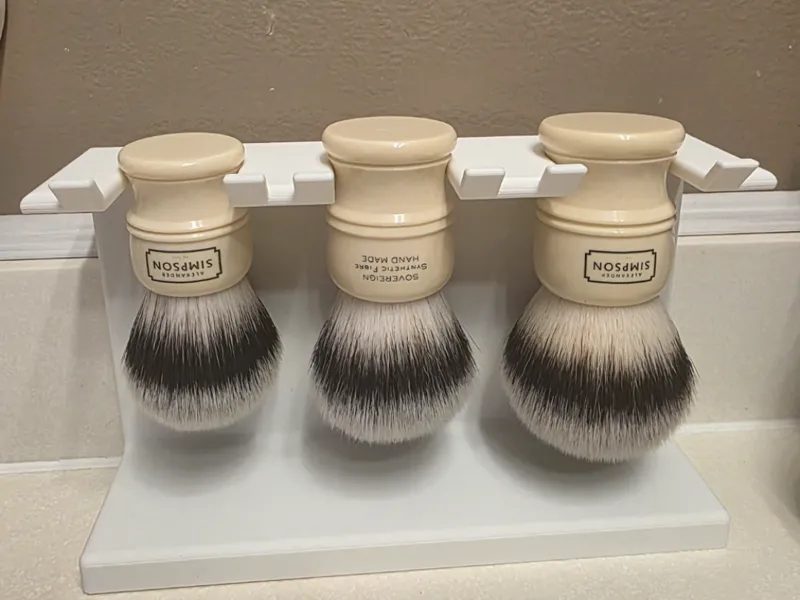 shaving brush holder
