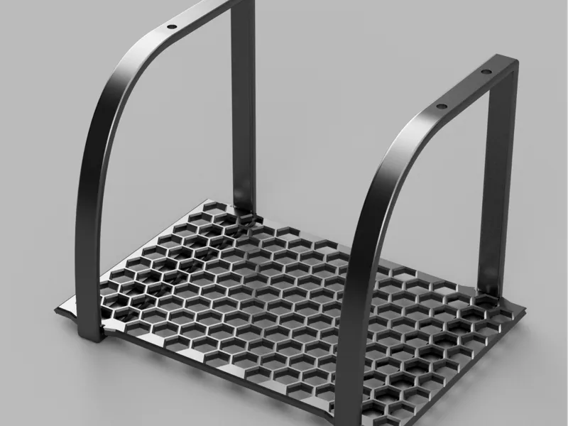 Undertable cable tray