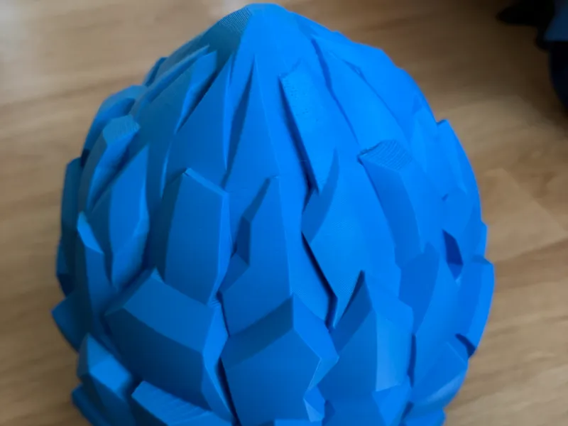 Gargantua Crystal Dragon Egg - No Support - Solid 