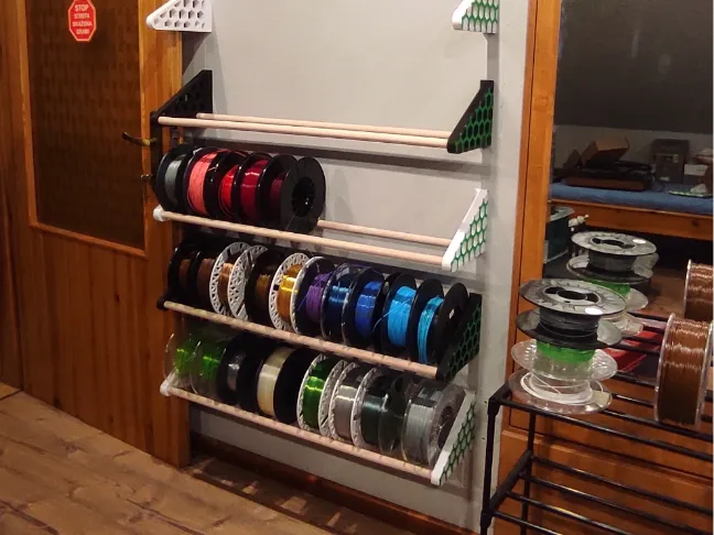 Filament shelf 20mm wooden dowel
